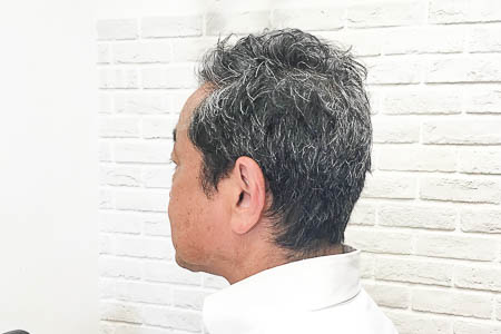 グレーヘアーを生かしたカット 武蔵小杉 Moonsouth ムーンサウス 髪質改善専門店